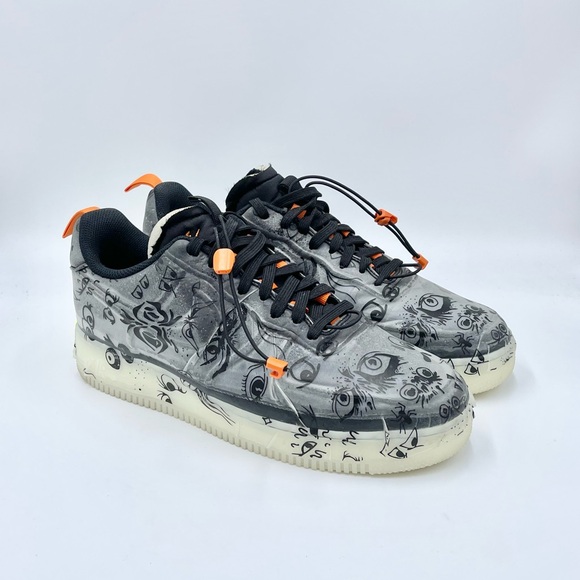 Nike Air Force 1 Experimental "Halloween" GITD Glow Shoe DC8904-001 Men’s 9.5 - Picture 1 of 12